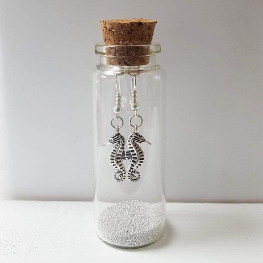 Seahorse Earrings in a Bottle Zamsoe Earrings